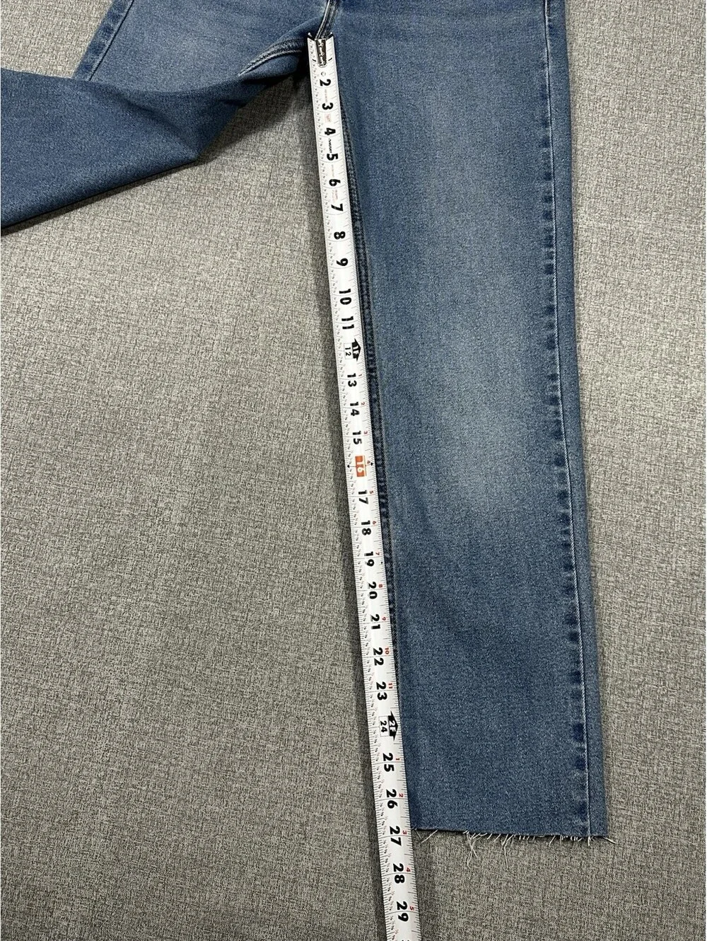 Levi’s 511 Slim Fit Jeans Men’s 28x27 Blue Denim Waterless Raw Hem